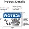 Signmission Please Do Not Feed The Ducks And Geese Sign With Symbol, 10 in W x Rectangle, Vinyl Decal OS-2PACK-NS-D-710-L-17379 - alternate 3